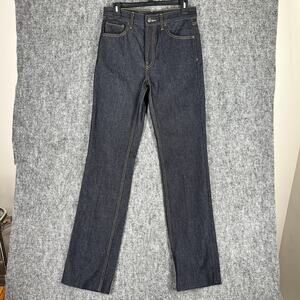 Zara Jeans Womens 4 Denim‎ Classic Straight Leg Dark Wash High Rise Slim